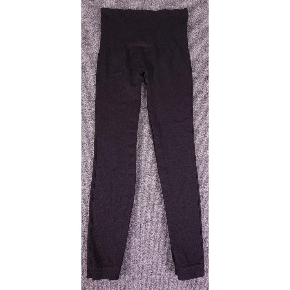 Spanx Leggings Womens Small Black High‎ Waisted Seamless Shaping Compression